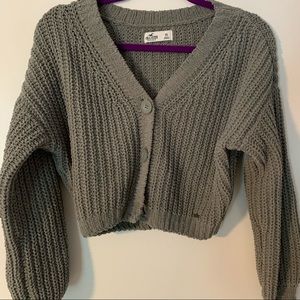 Hollister Chenille Cropped Cardigan